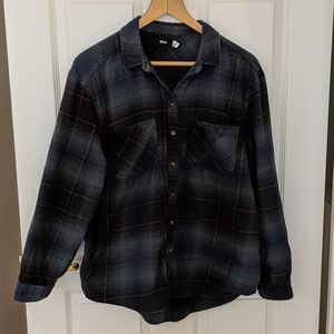 Urban outfitters green and red flannel